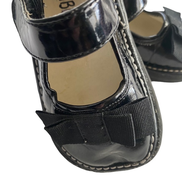 SCRIBBLES Mary Jane Toddler Girl Black Shoes Size 8 - Picture 3 of 8
